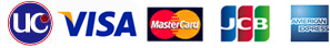 UCカード、VISAカード、MasterCard